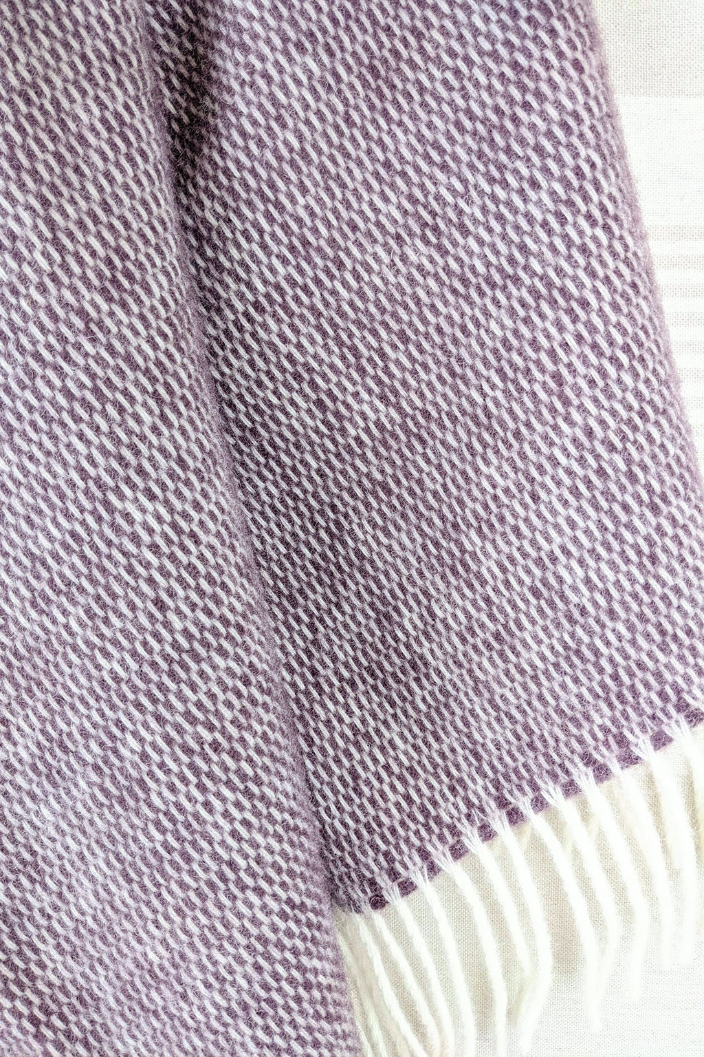 Wolldecke / Kuscheldecke pickstitch plum - Coudre Berlin