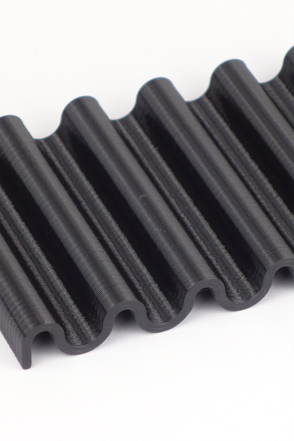 Seifenschale aus recyceltem PET / recycled PET soap dish sepia black onda - Coudre Berlin