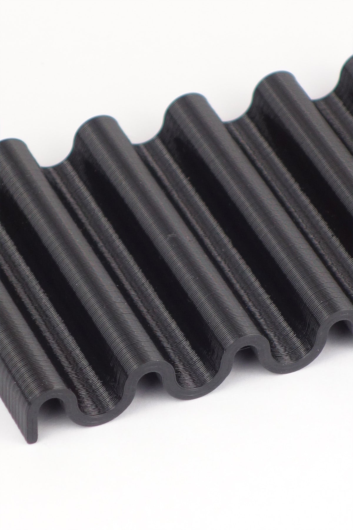 Seifenschale aus recyceltem PET / recycled PET soap dish sepia black onda - Coudre Berlin