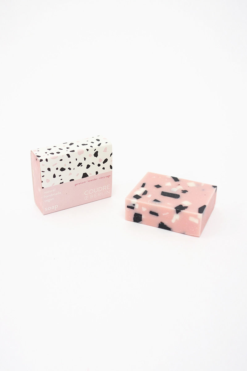 Handcrafted natural soap bar rosestone - Coudre Berlin