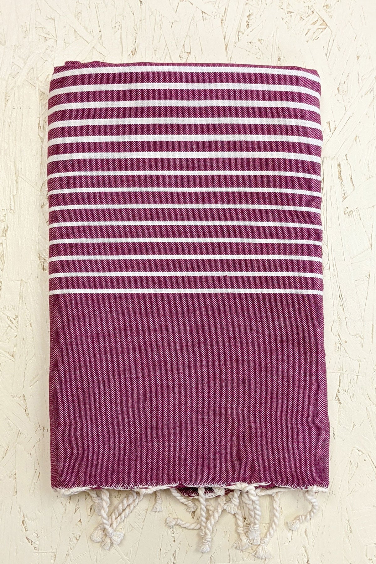 Hamam Blanket gradient stripe berry - Coudre Berlin