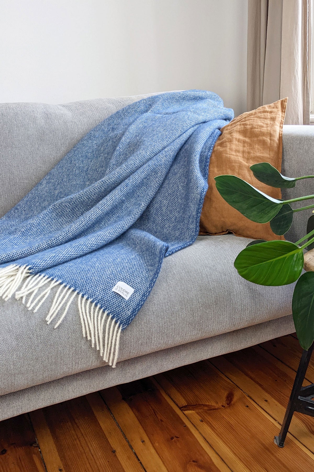 Wolldecke / Kuscheldecke pickstitch rain - Coudre Berlin